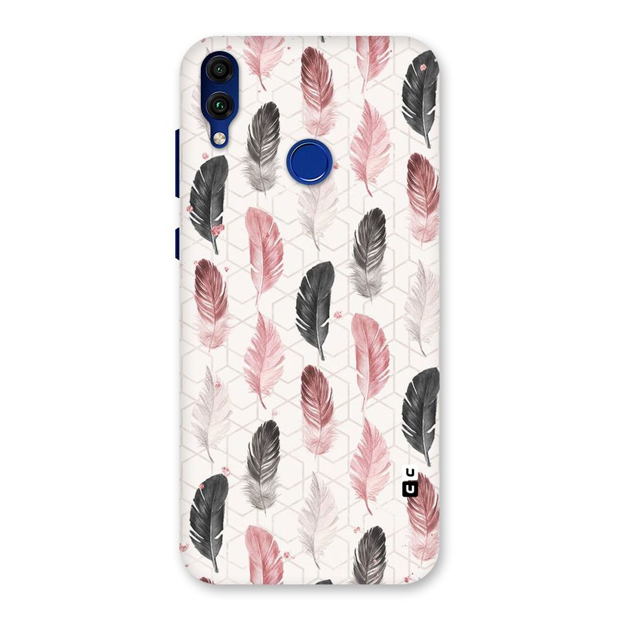 Feather Line Pattern Back Case for Honor 8C