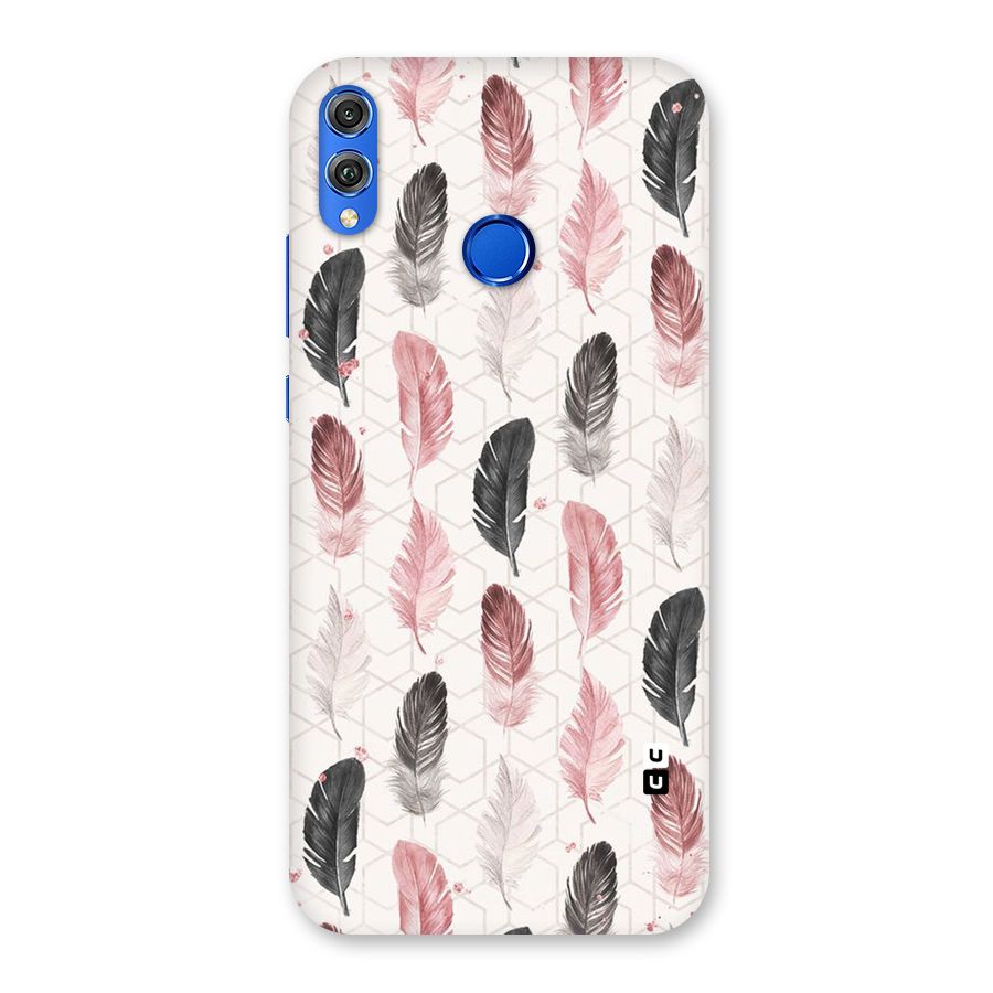 Feather Line Pattern Back Case for Honor 8X