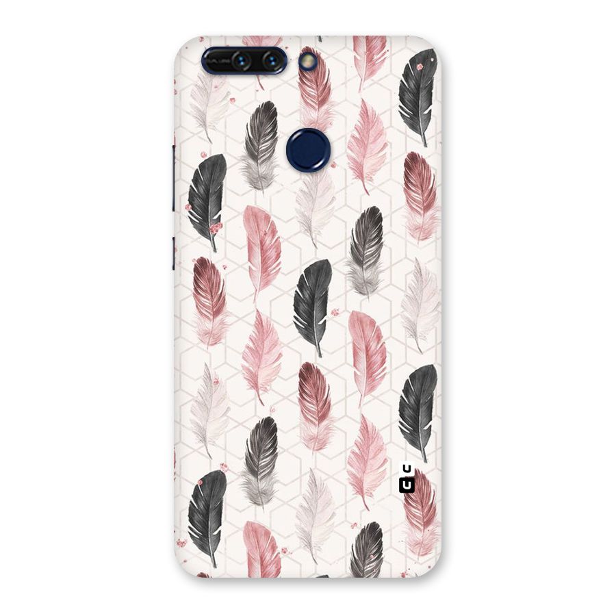 Feather Line Pattern Back Case for Honor 8 Pro