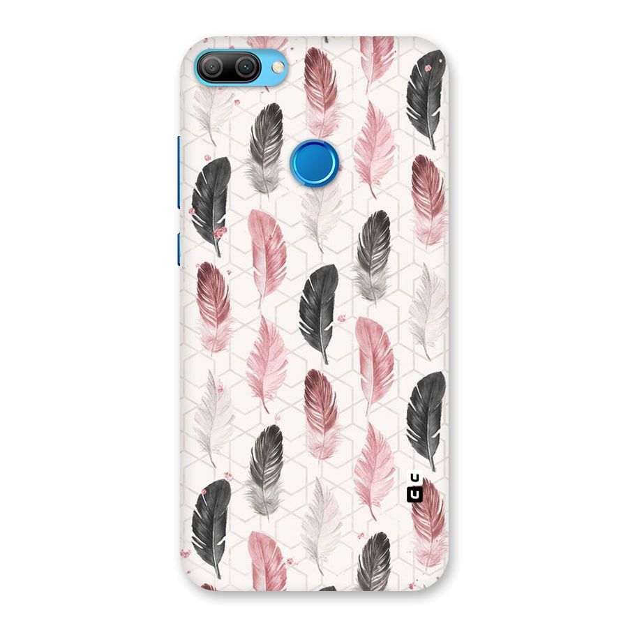 Feather Line Pattern Back Case for Honor 9N