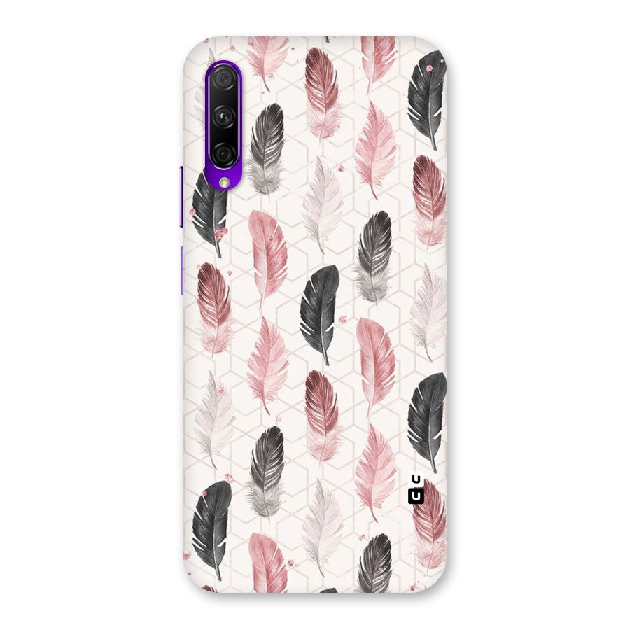 Feather Line Pattern Back Case for Honor 9X Pro