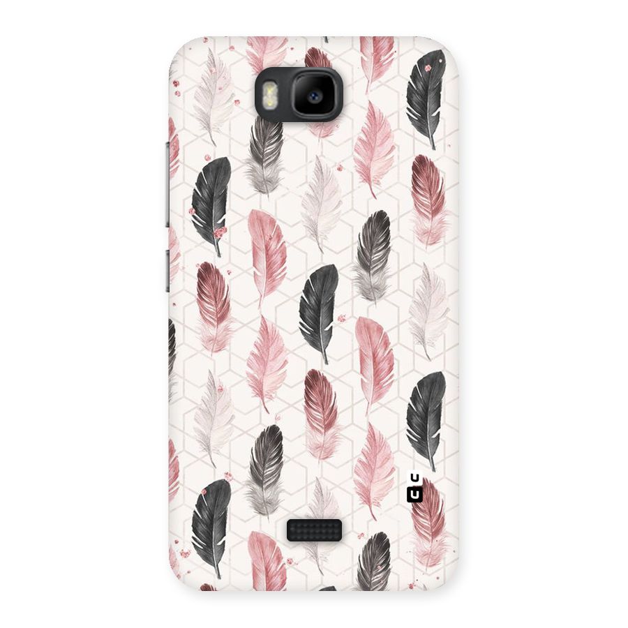 Feather Line Pattern Back Case for Honor Bee