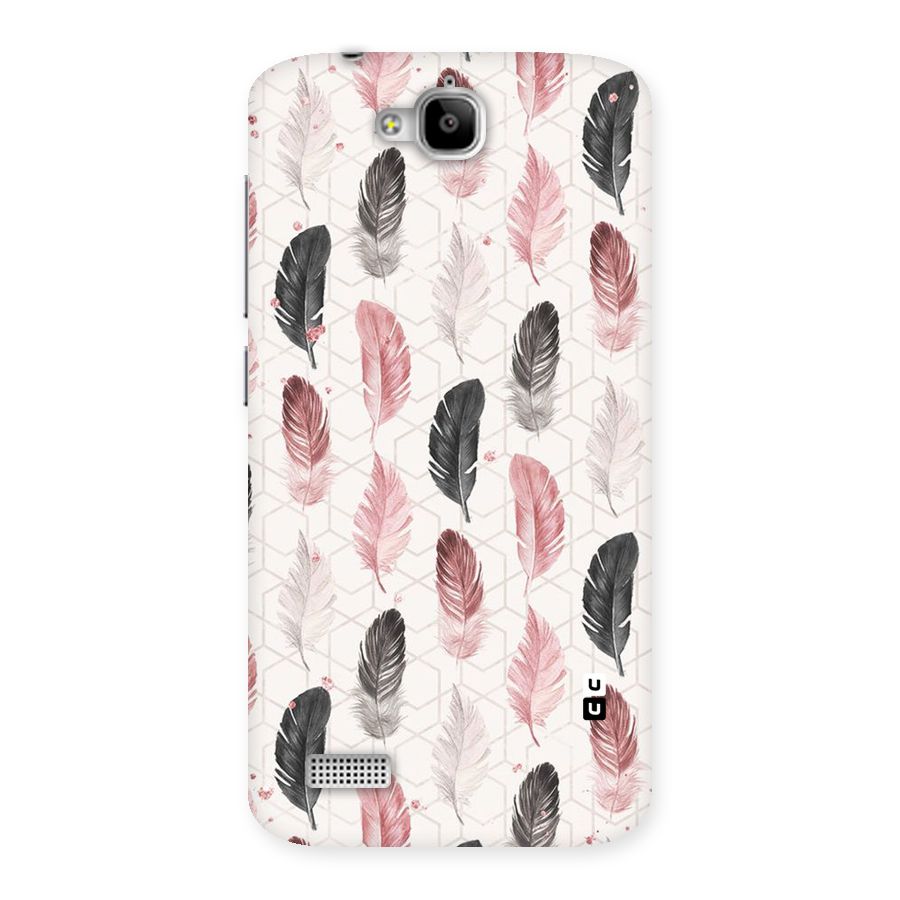 Feather Line Pattern Back Case for Honor Holly