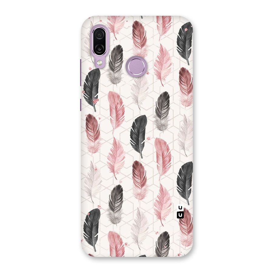 Feather Line Pattern Back Case for Honor Play