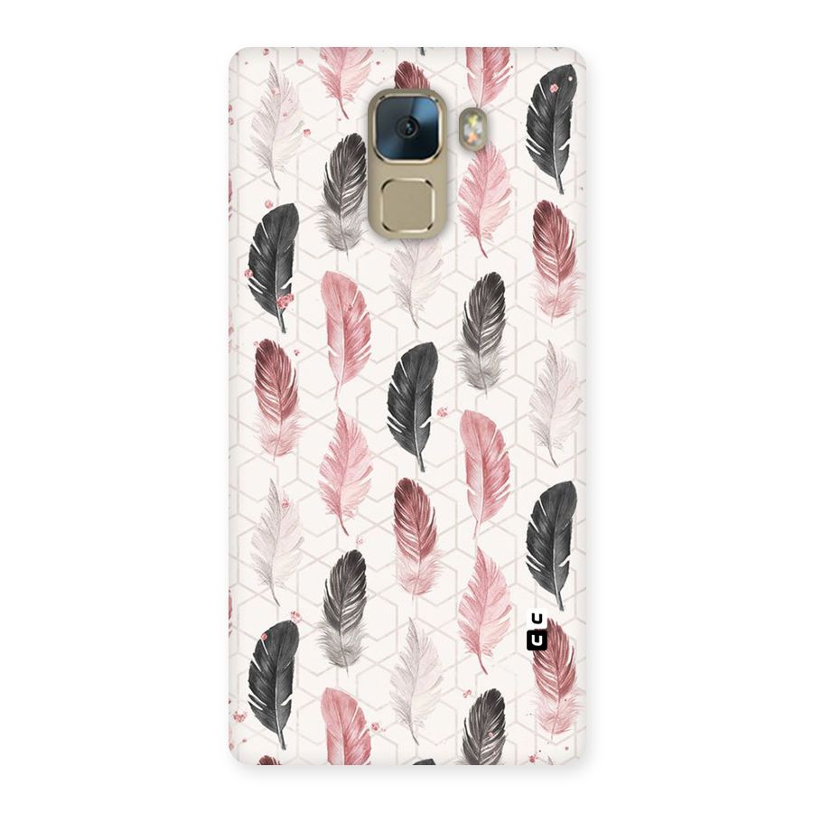 Feather Line Pattern Back Case for Huawei Honor 7