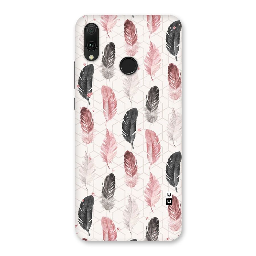 Feather Line Pattern Back Case for Huawei Y9 (2019)