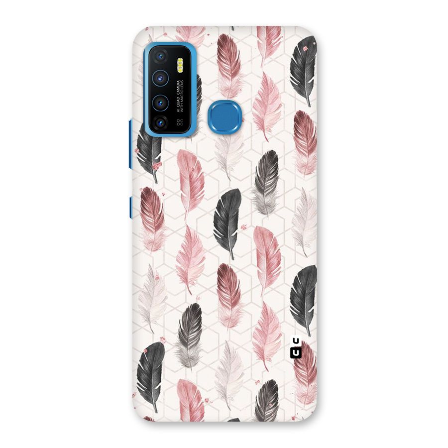 Feather Line Pattern Back Case for Infinix Hot 9