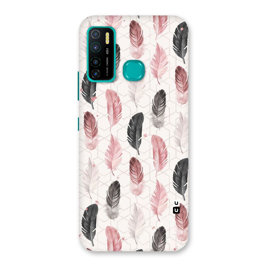 Feather Line Pattern Back Case for Infinix Hot 9 Pro