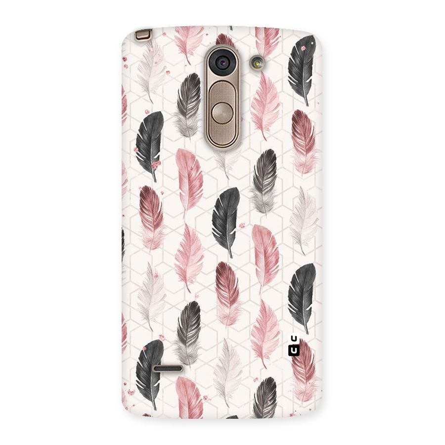 Feather Line Pattern Back Case for LG G3 Stylus