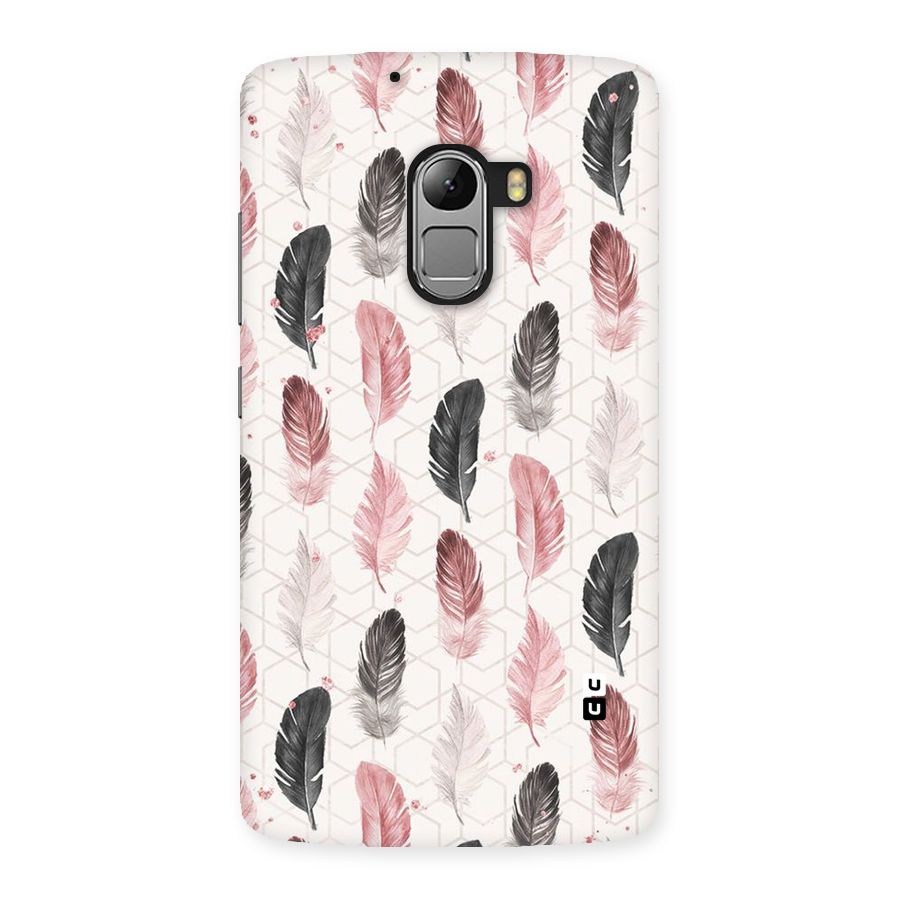 Feather Line Pattern Back Case for Lenovo K4 Note