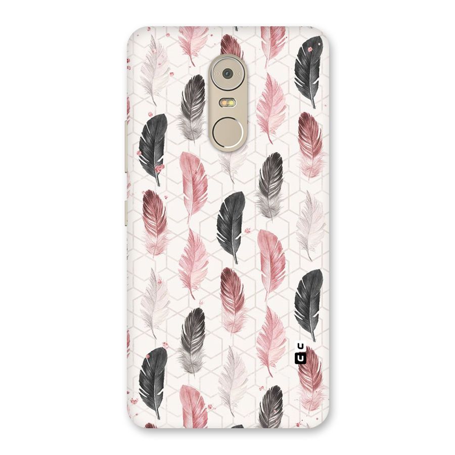 Feather Line Pattern Back Case for Lenovo K6 Note
