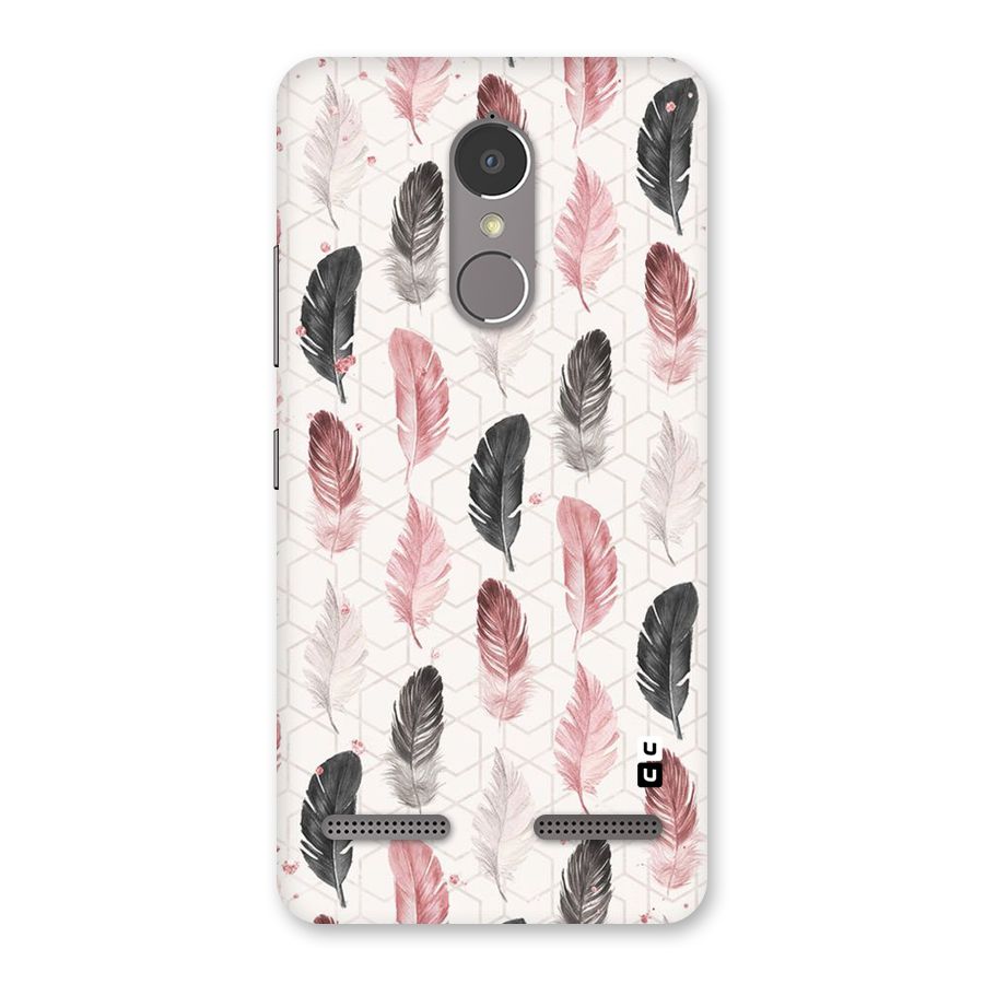 Feather Line Pattern Back Case for Lenovo K6 Power