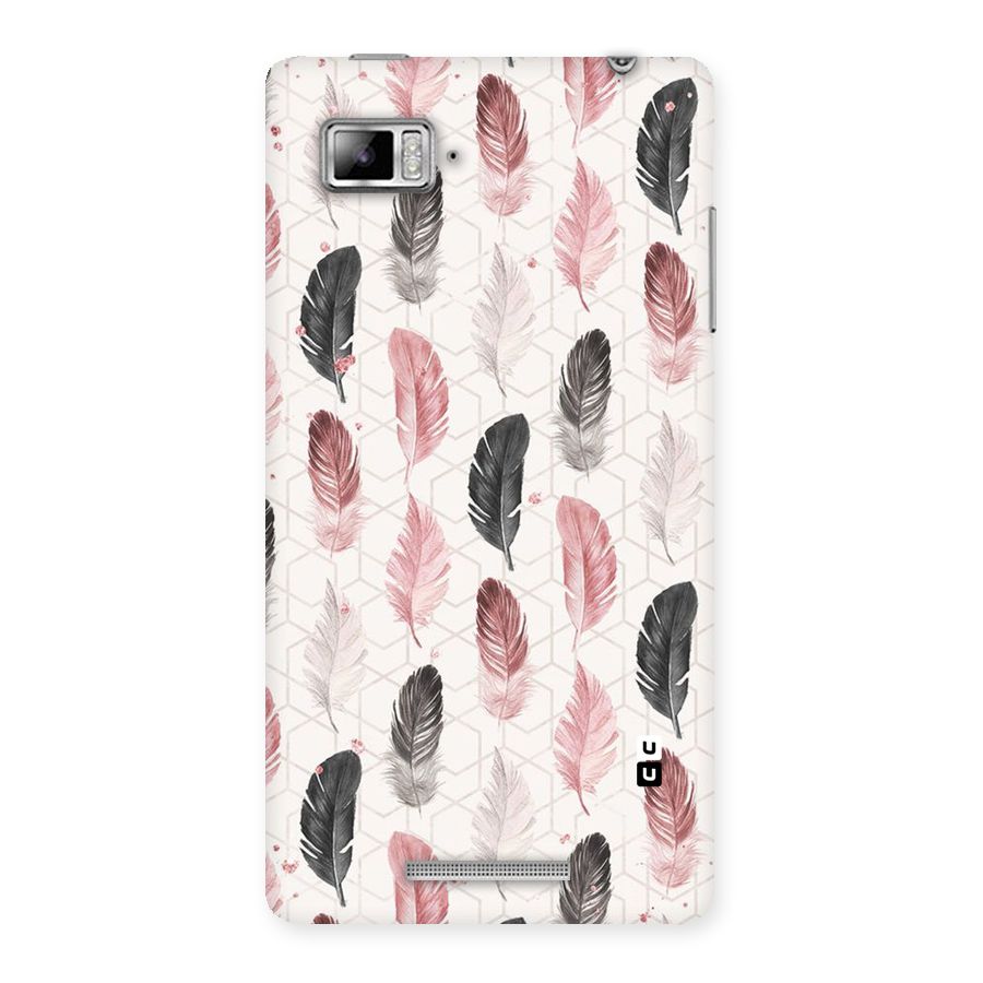 Feather Line Pattern Back Case for Lenovo Vibe Z K910