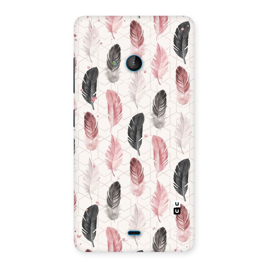 Feather Line Pattern Back Case for Lumia 540