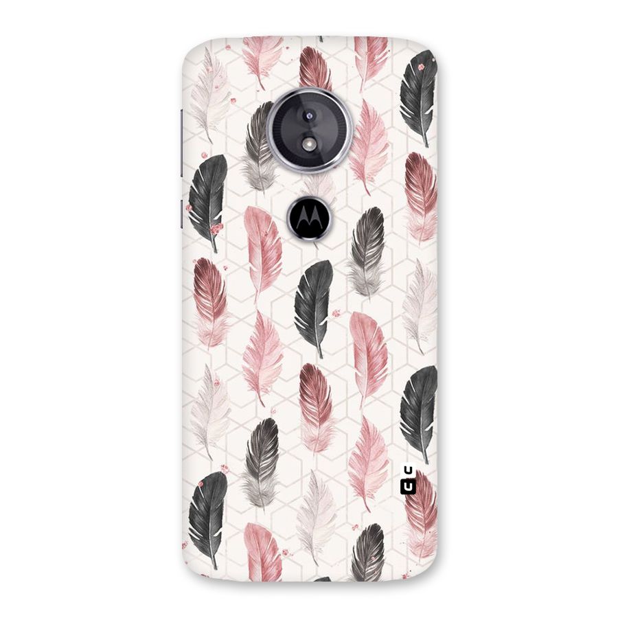 Feather Line Pattern Back Case for Moto E5
