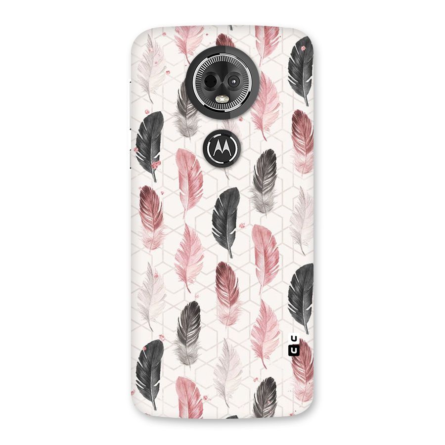Feather Line Pattern Back Case for Moto E5 Plus