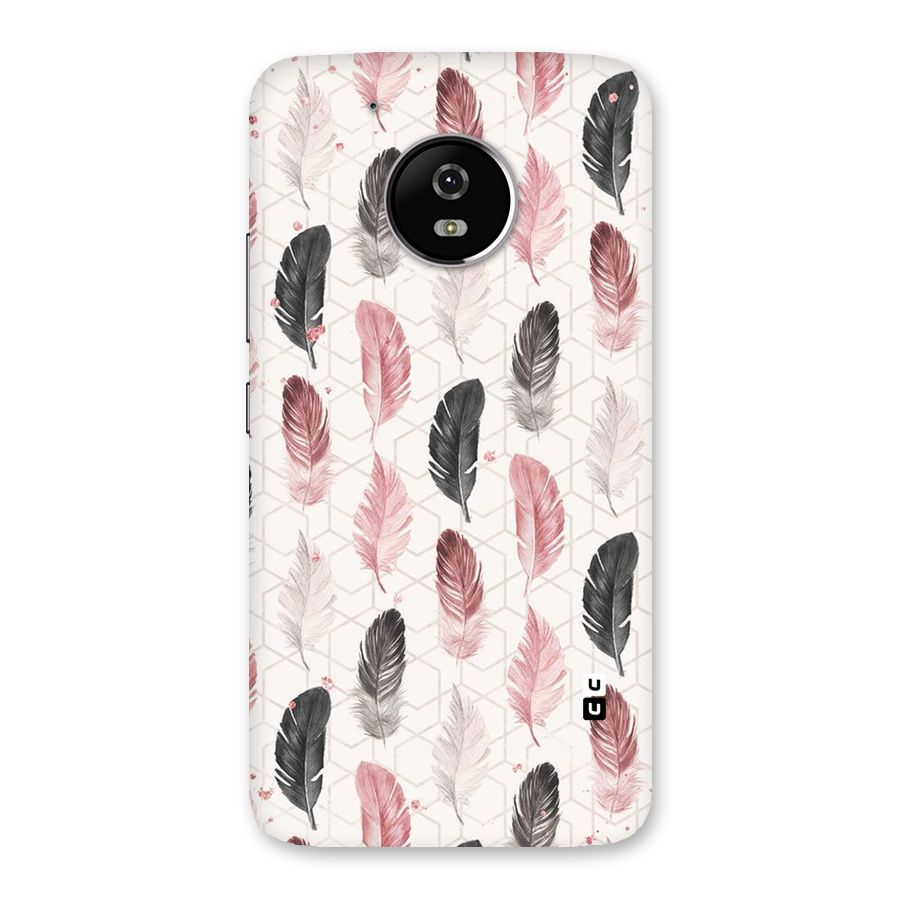 Feather Line Pattern Back Case for Moto G5