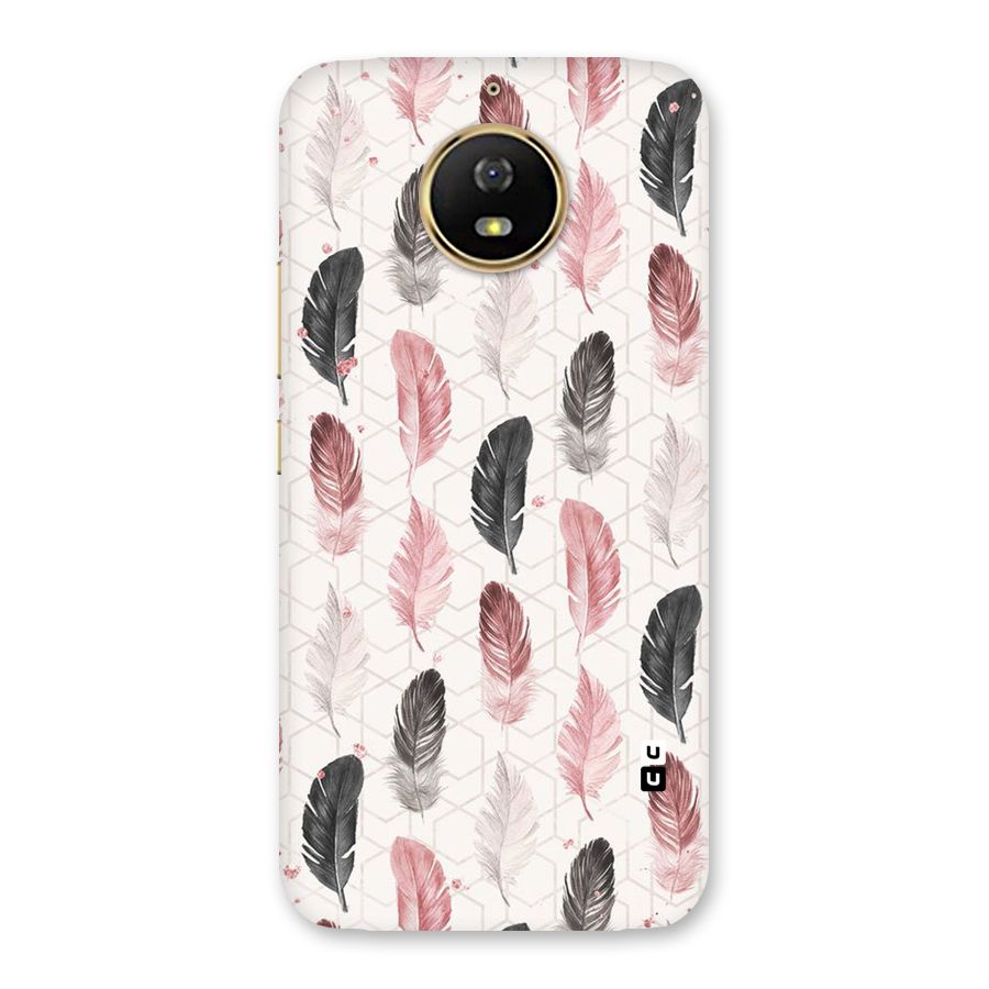 Feather Line Pattern Back Case for Moto G5s