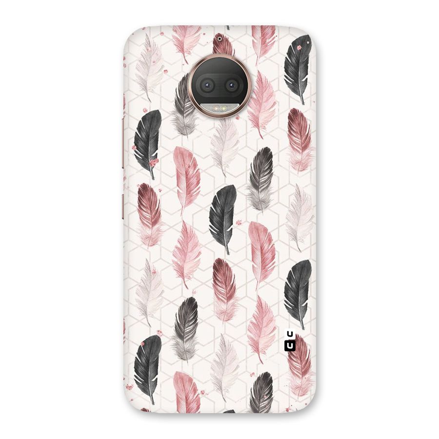Feather Line Pattern Back Case for Moto G5s Plus