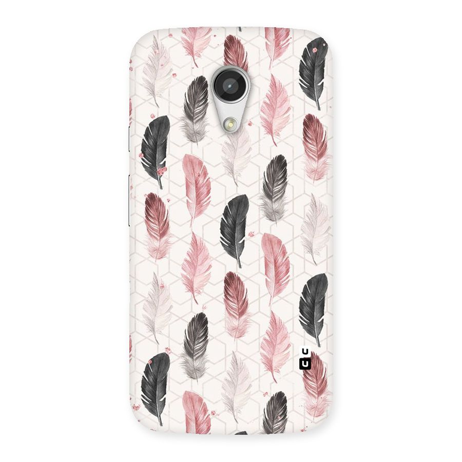 Feather Line Pattern Back Case for Moto G 2nd Gen