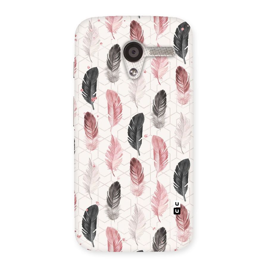 Feather Line Pattern Back Case for Moto X