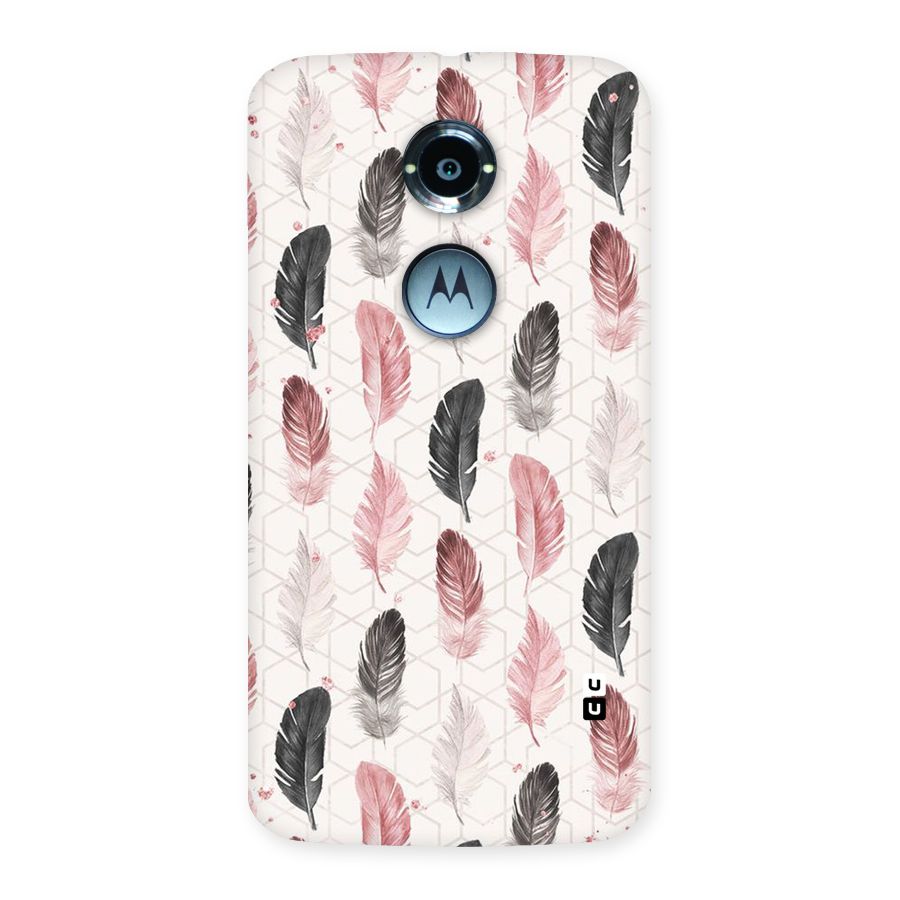 Feather Line Pattern Back Case for Moto X 2nd Gen