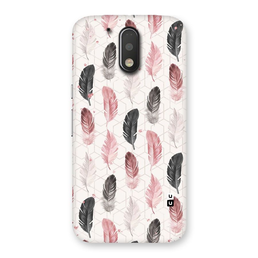 Feather Line Pattern Back Case for Motorola Moto G4