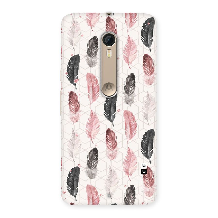 Feather Line Pattern Back Case for Motorola Moto X Style