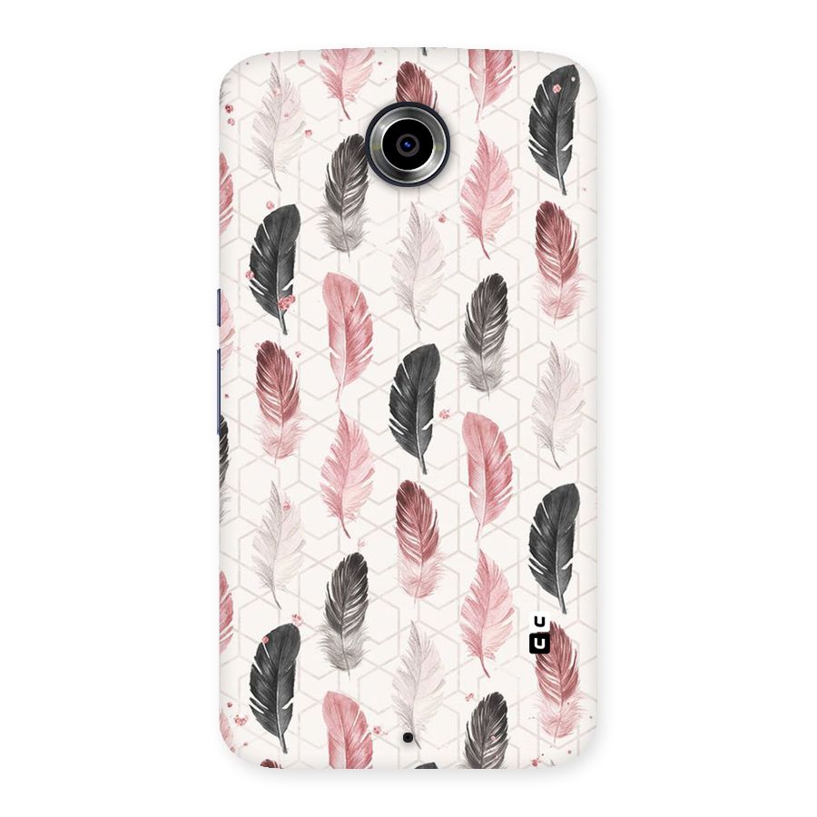 Feather Line Pattern Back Case for Nexsus 6