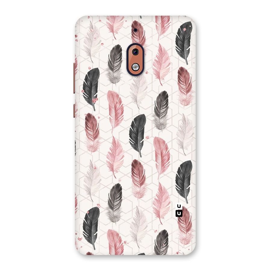 Feather Line Pattern Back Case for Nokia 2.1