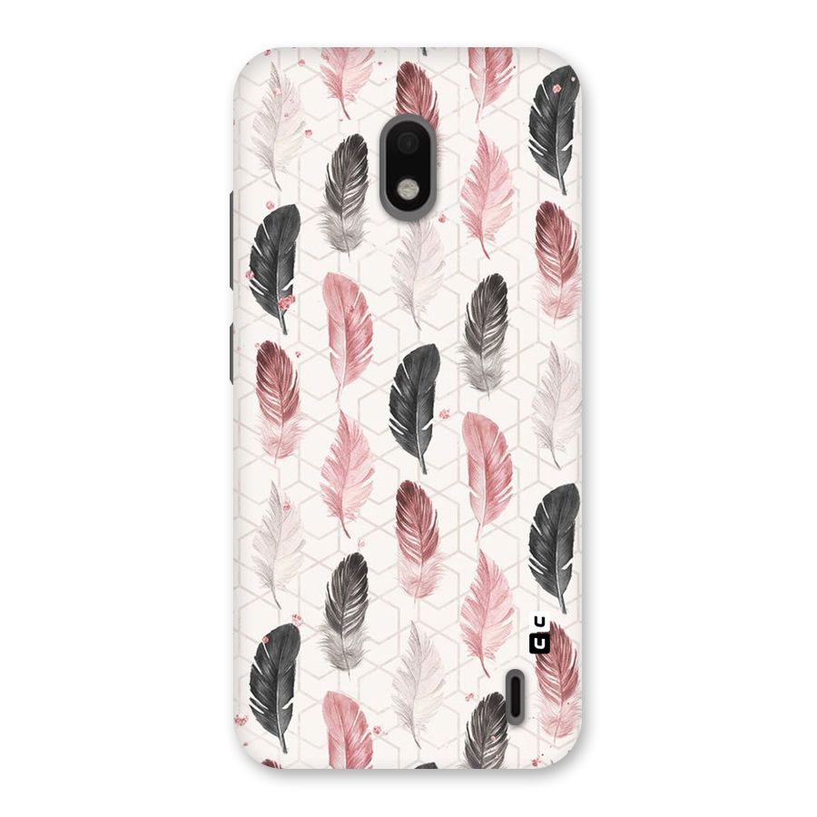 Feather Line Pattern Back Case for Nokia 2.2