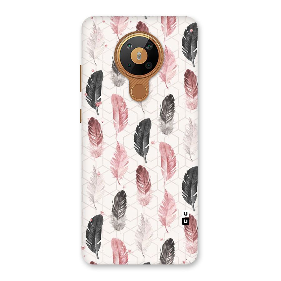 Feather Line Pattern Back Case for Nokia 5.3