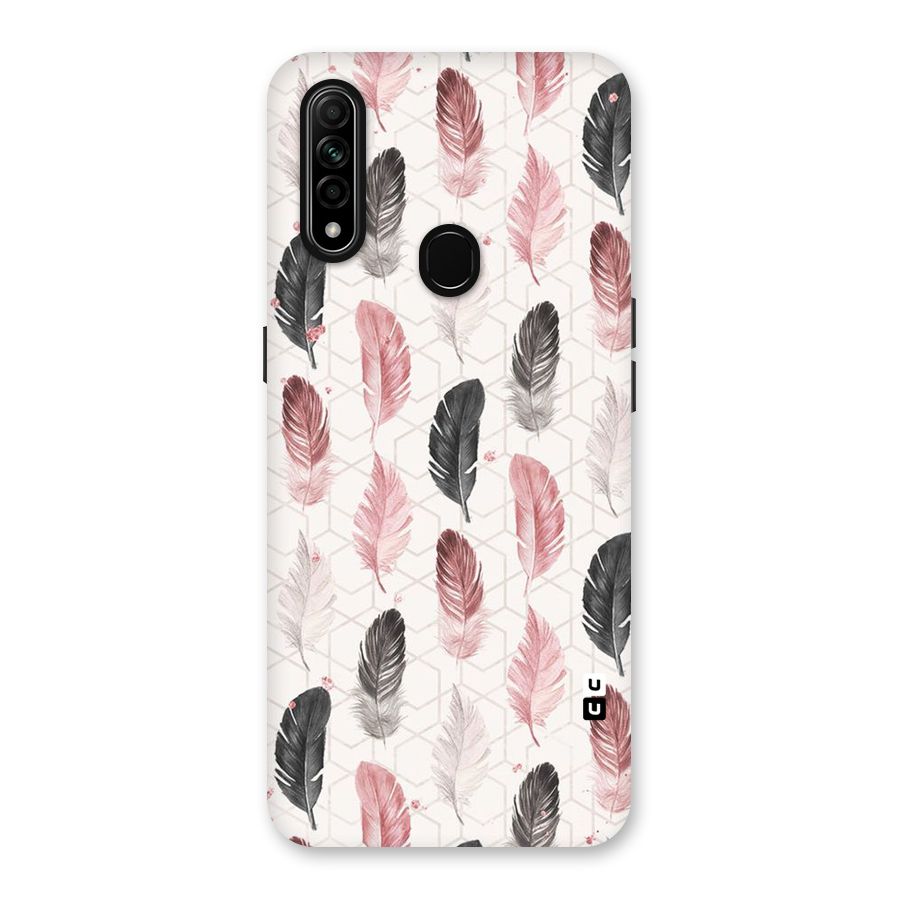 Feather Line Pattern Back Case for Oppo A31