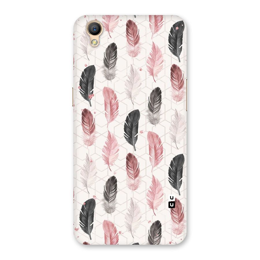 Feather Line Pattern Back Case for Oppo A37