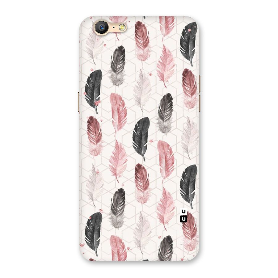 Feather Line Pattern Back Case for Oppo A39