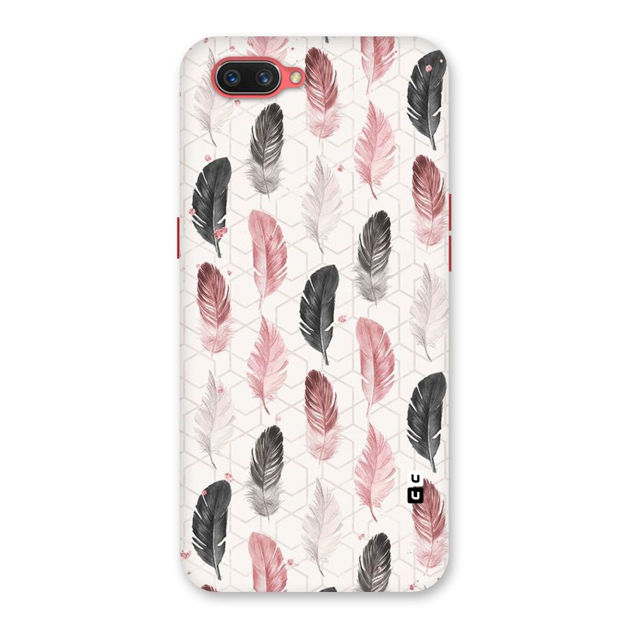 Feather Line Pattern Back Case for Oppo A3s