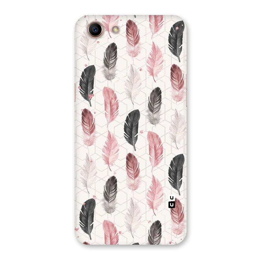Feather Line Pattern Back Case for Oppo A83 (2018)