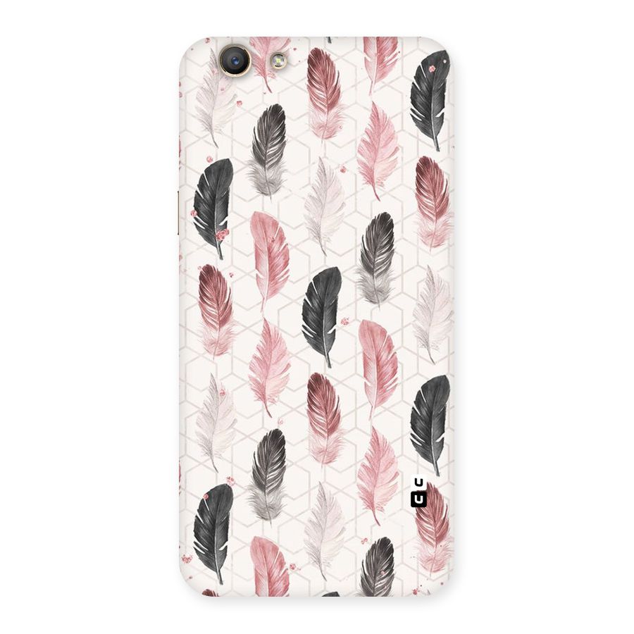 Feather Line Pattern Back Case for Oppo F1s