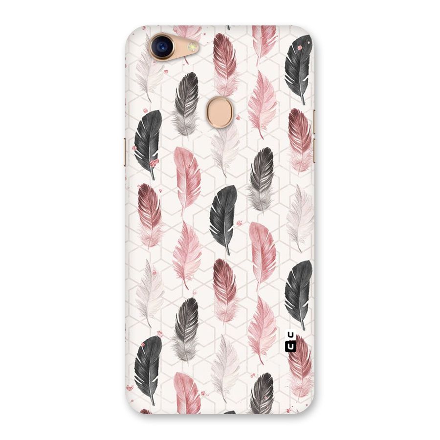 Feather Line Pattern Back Case for Oppo F5