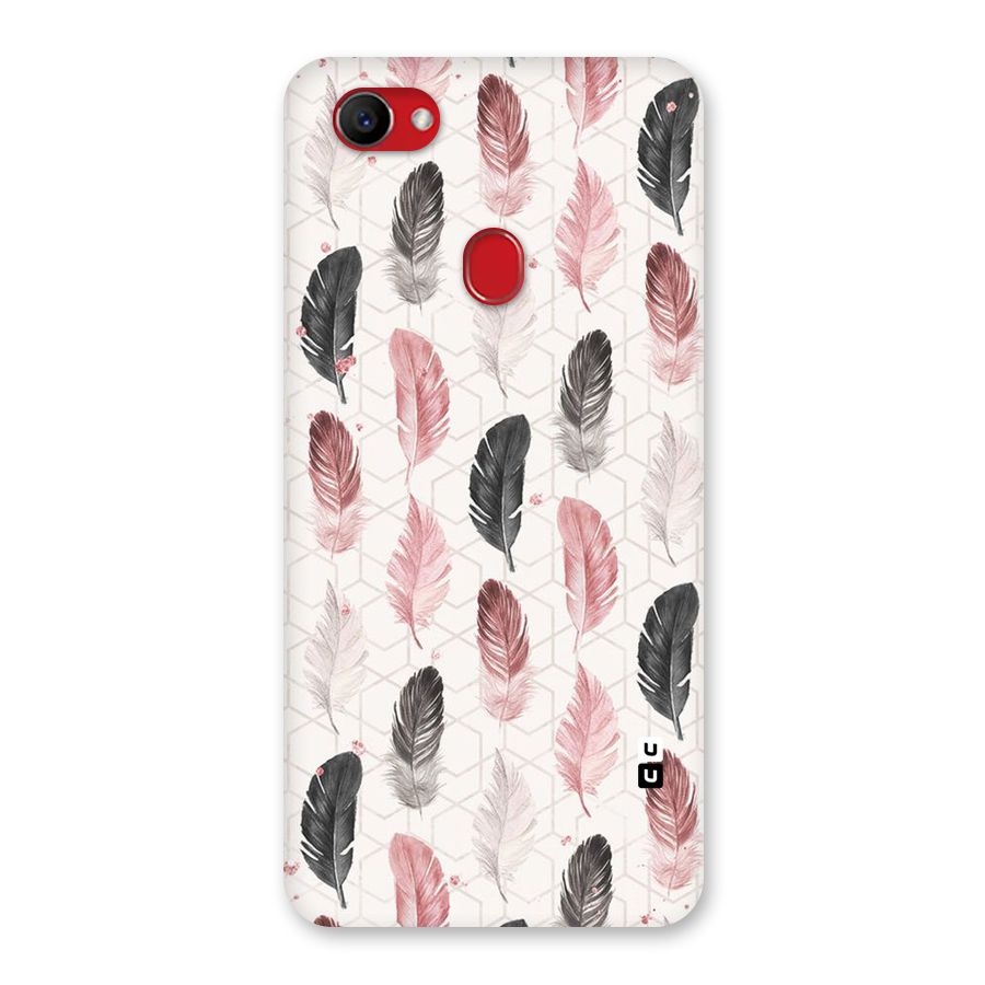 Feather Line Pattern Back Case for Oppo F7