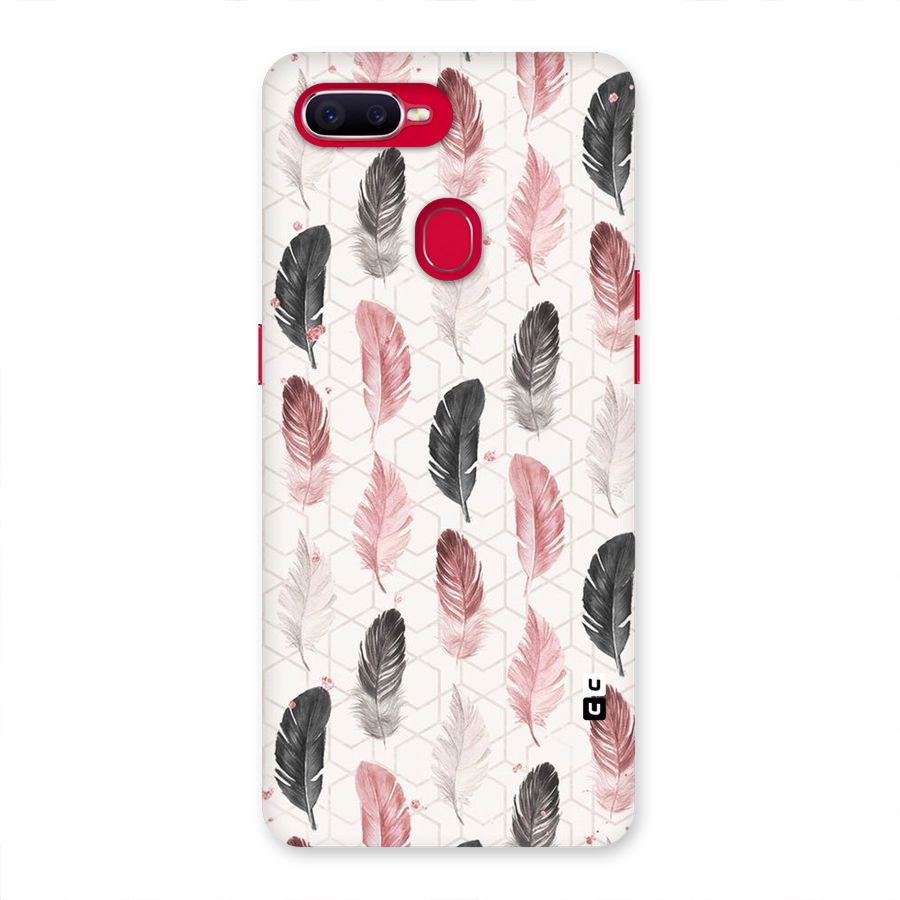 Feather Line Pattern Back Case for Oppo F9 Pro