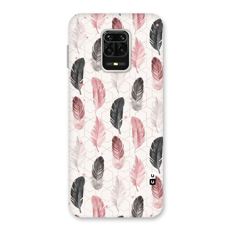 Feather Line Pattern Back Case for Poco M2 Pro