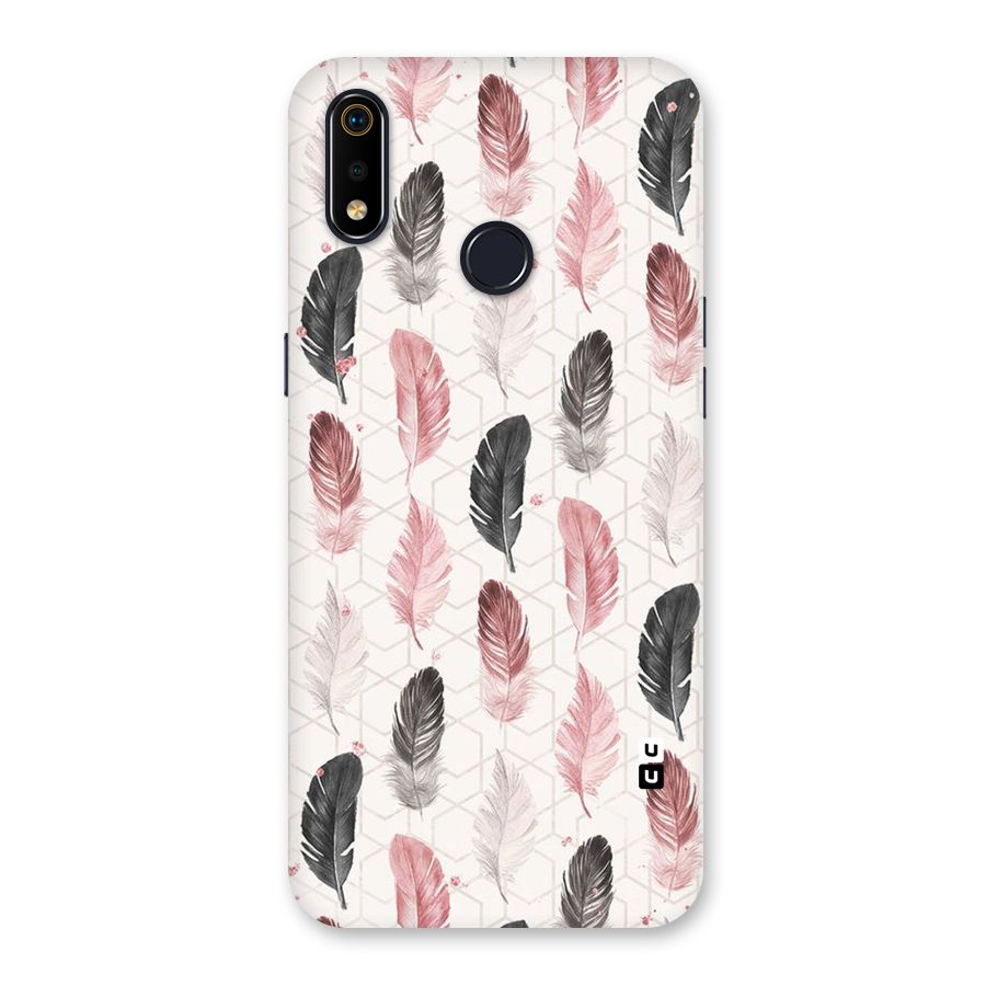 Feather Line Pattern Back Case for Realme 3i