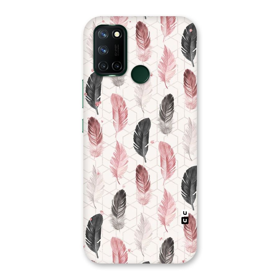 Feather Line Pattern Back Case for Realme 7i