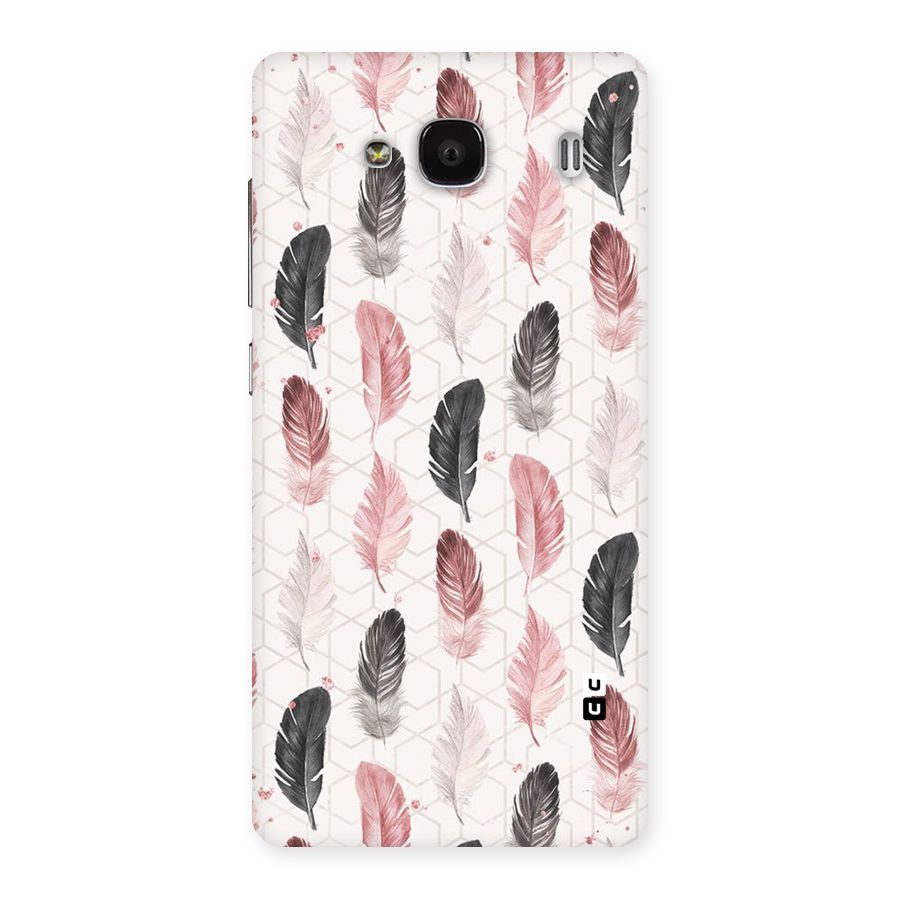 Feather Line Pattern Back Case for Redmi 2