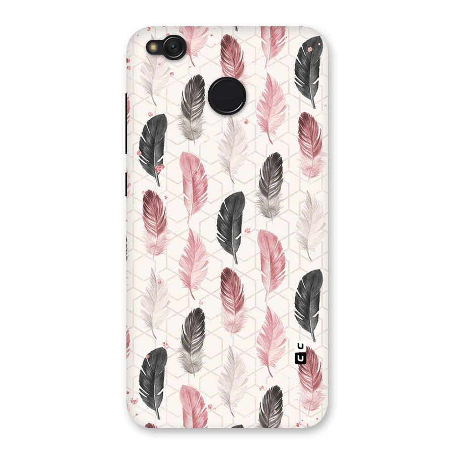 Feather Line Pattern Back Case for Redmi 4