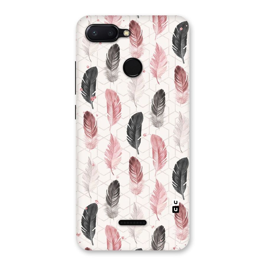 Feather Line Pattern Back Case for Redmi 6