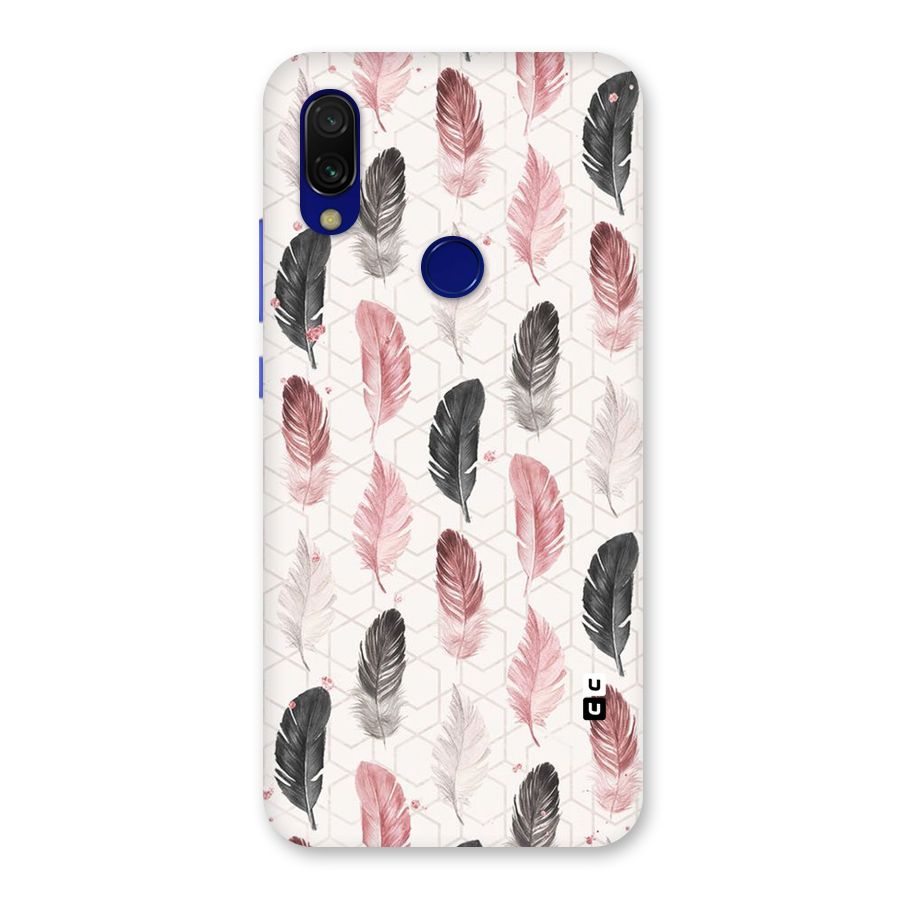 Feather Line Pattern Back Case for Redmi 7