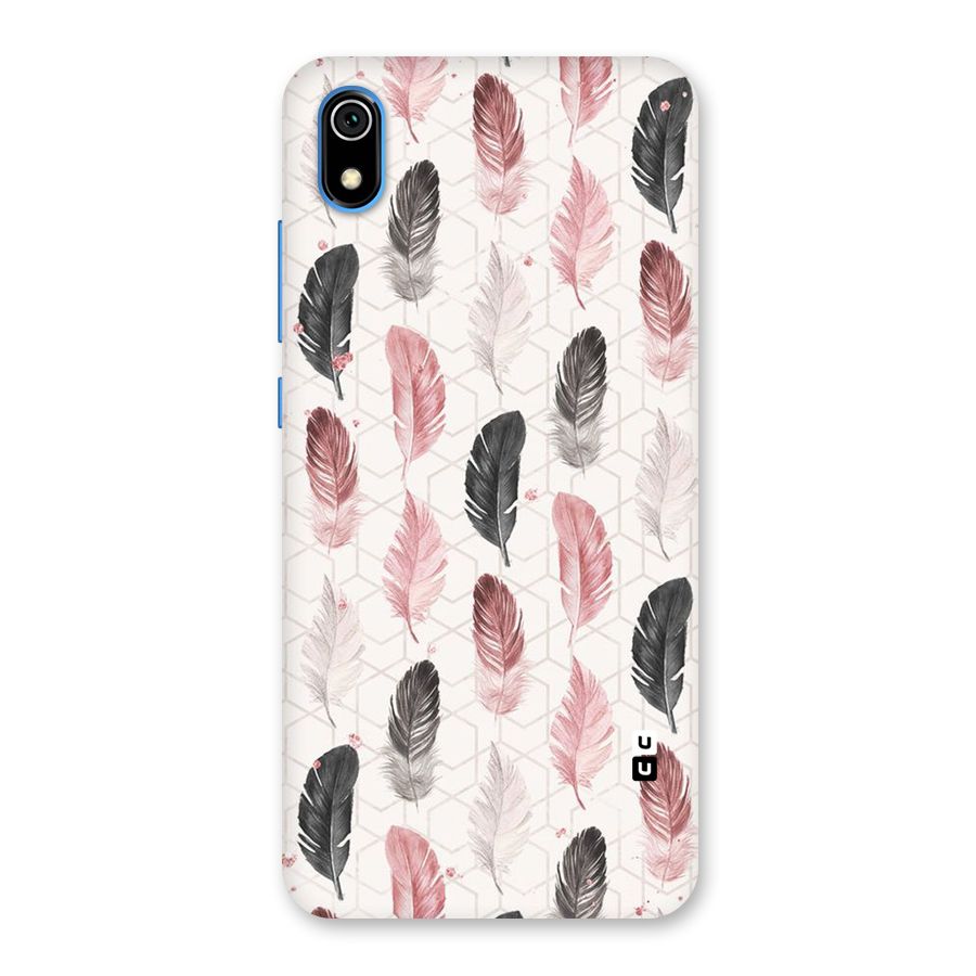 Feather Line Pattern Back Case for Redmi 7A