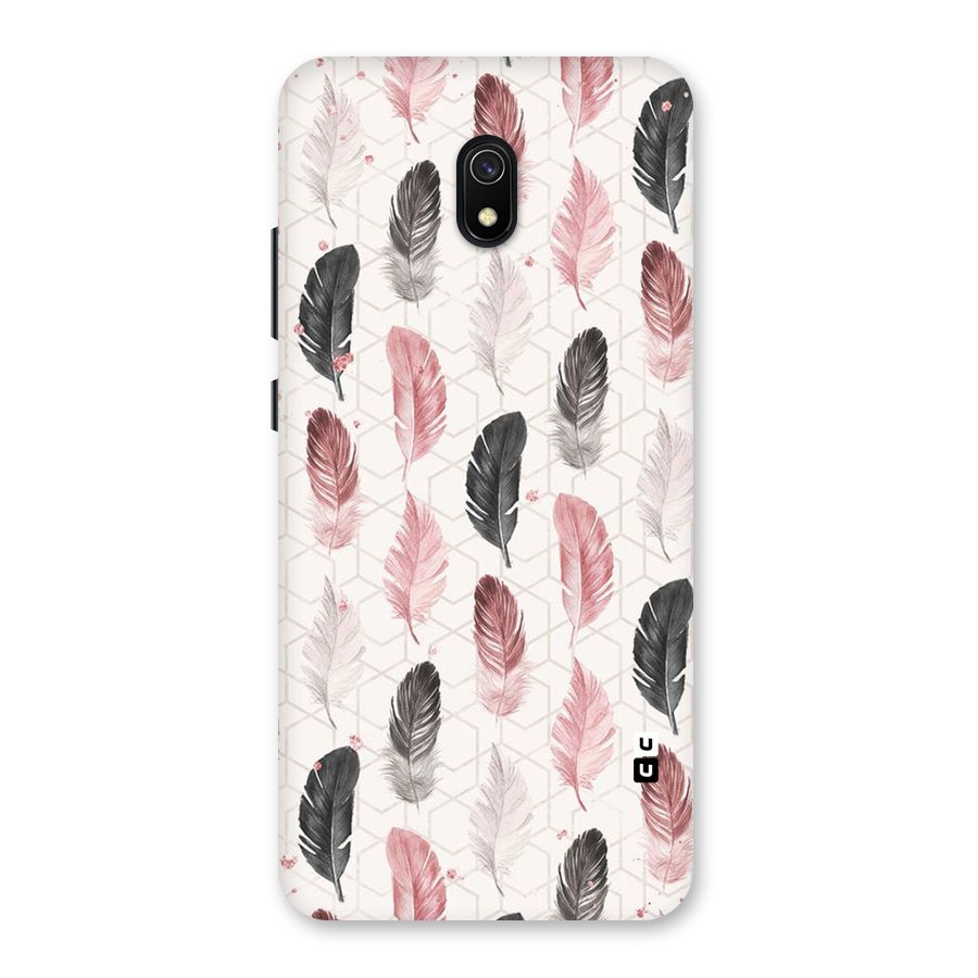 Feather Line Pattern Back Case for Redmi 8A